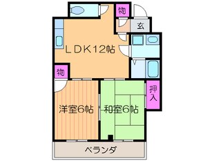 ソレイユ長居の物件間取画像